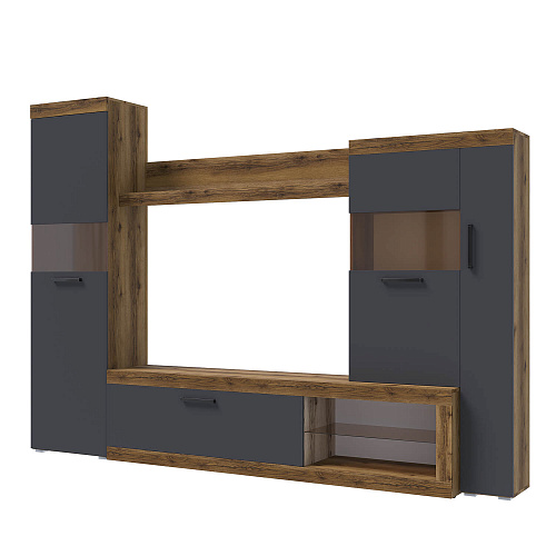 Гостиная Бастон Дуб делано/Графит