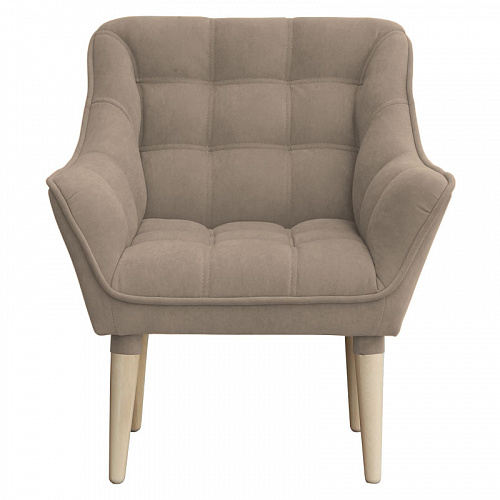 Кресло отдыха Комфорт-8 ULTRA BEIGE/Бесцветный (Лак)