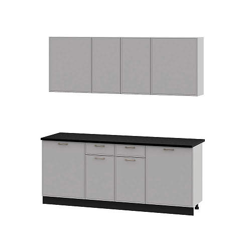 Кухня Адель 2,0 Белый/Нео/Черный