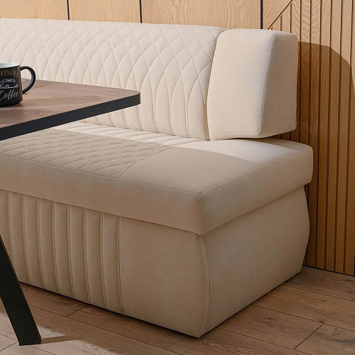 Кухонный диван Леонардо 183 Мелисса 02 Бежевый