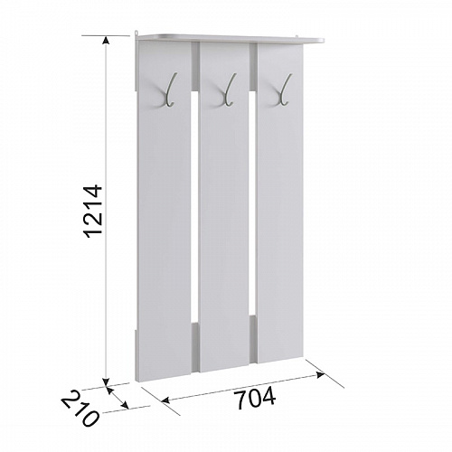 Вешалка Реал 1 белый