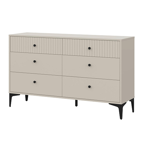 Комод НК MOON 6-ящиков КМ-3.1 Кашемир