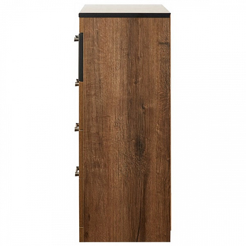 Комод 4S JAGGER Дуб монастырский/Черный