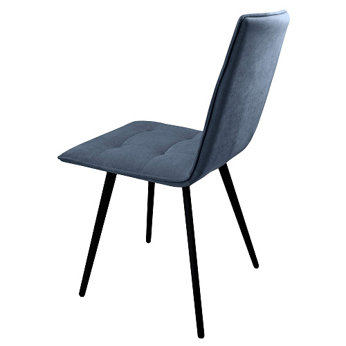 Стул Рица Лофт черный муар/Катания Стил