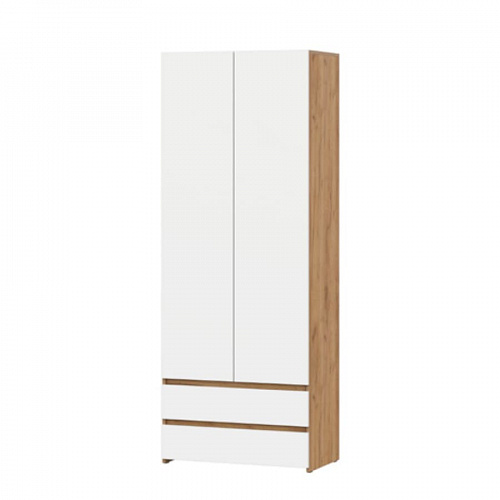 Прихожая Некст 1 со шкафом Дуб Золотой/Белый