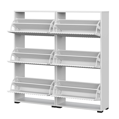 Тумба для обуви НК MOON 3 ящика Белый