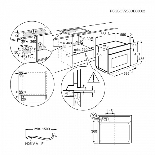 Встраиваемый духовой шкаф Electrolux LVL8E09Z