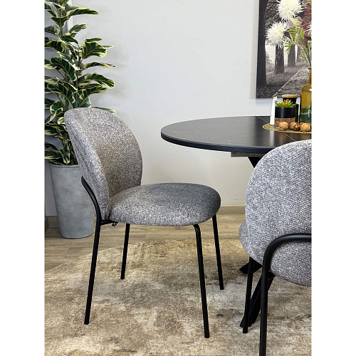 Стул Kenner 307SD черный/серый B12