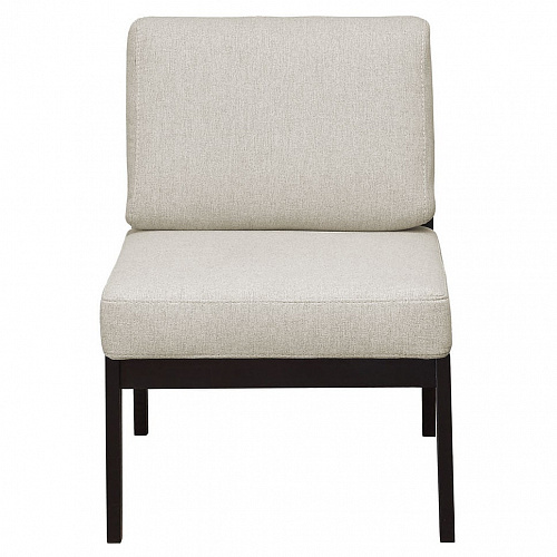 Кресло массив мягкое UNO CREAM/Венге