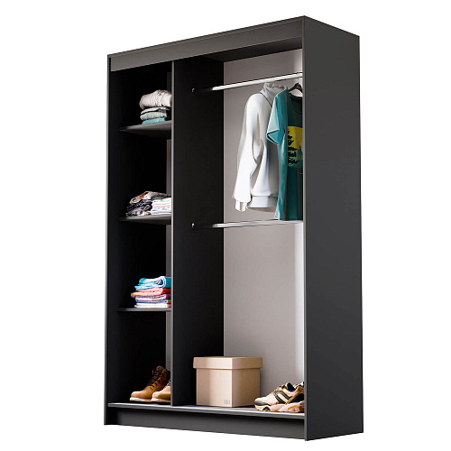 Шкаф-купе БРУНО 3 Графит