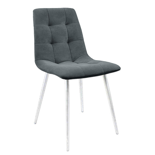 Стул Риполи белый муар/Катания Сильвер