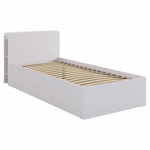 Кровать односпальная Юниор 90х200 белое дерево