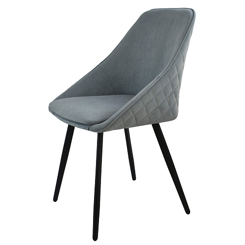 Стул Монти ST Лофт черный муар/Катания Сильвер