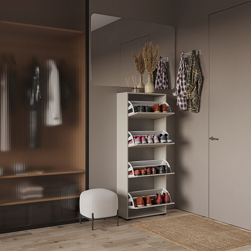 Тумба для обуви НК MOON 4 ящика Кашемир