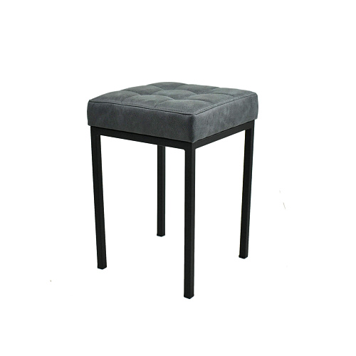 Табурет Олимпик черный муар/Pluton 101