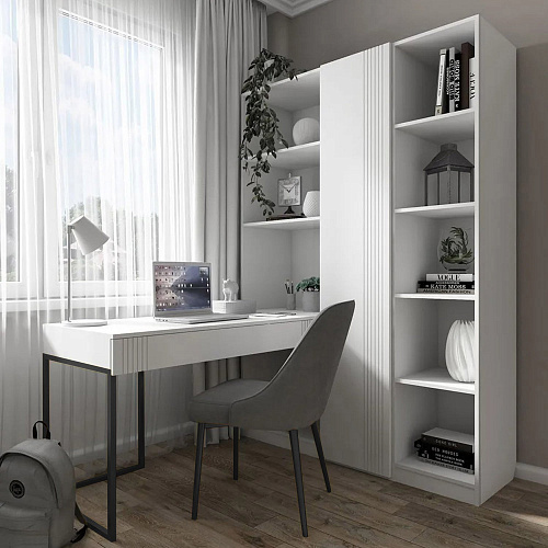 Набор Уголок школьника Мишель Белый/Серый