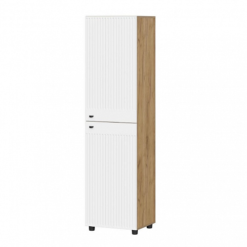 Гостиная Милан №1 Дуб Золотой/Белый матовый