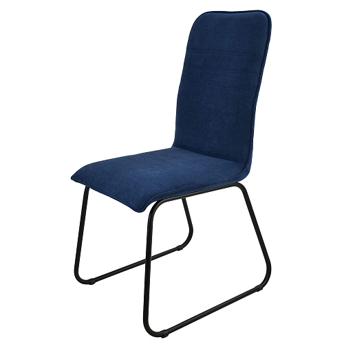 Стул София Релакс черный муар/Катания Дарк Блю