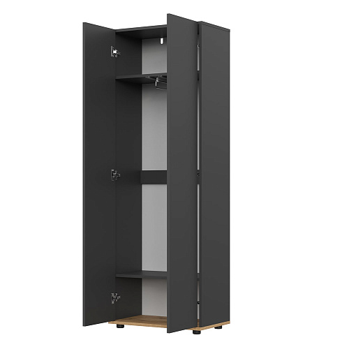 Шкаф НК AMAZON Графит/Дуб Вотан