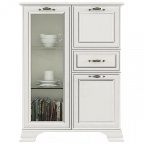 Тумба 1V2D1S TIFFANY Вудлайн кремовый