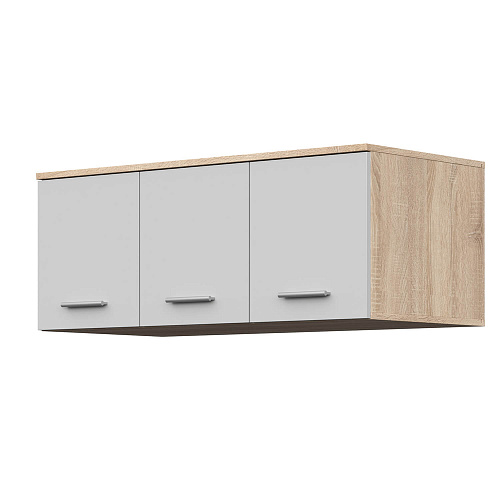 Антресоль НК FUN 3Д Дуб сонома/Белый