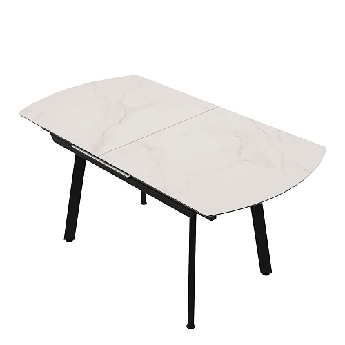 Стол обеденный керамический Барон Белый