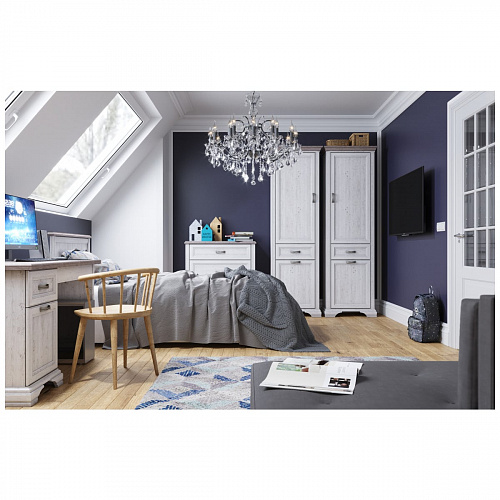 Шкаф 2D1S MONAKO Сосна винтаж/дуб анкона