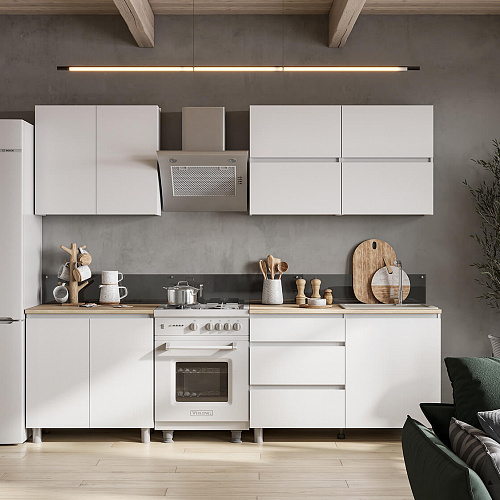 Кухня Токио 2000 Белый текстурный