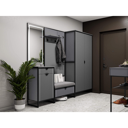 Вешалка Нора Металл Бруклин/Графит