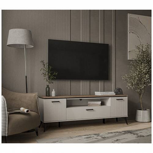 Тумба RTV VINATI 2D1SN ПЕРСИДСКИЙ ЖЕМЧУГ/АМАРОК