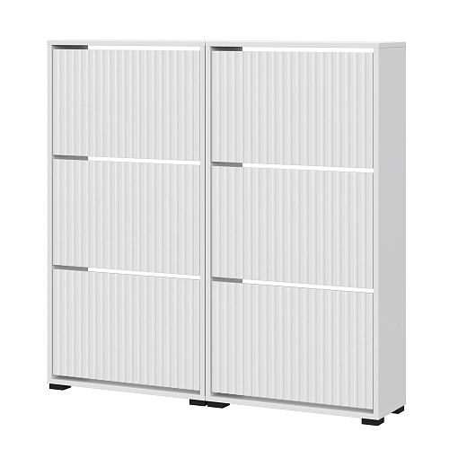 Тумба для обуви НК MOON 3 ящика Белый