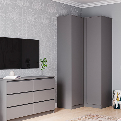 Шкаф Мори угловой 940 Графит