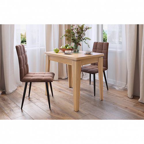 Стол обеденный раскладной Фантазия дуб сонома