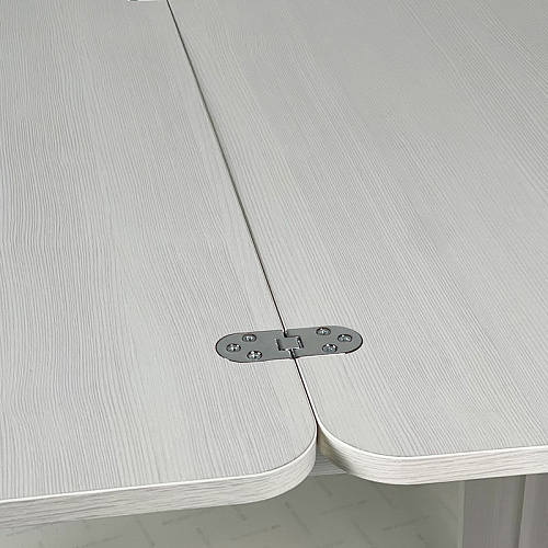 Стол обеденный раскладной Фантазия белый рамух