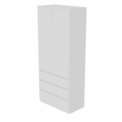 Шкаф Мори МШ 900.2 3 ящика Белый