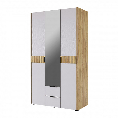 Спальный гарнитур Адам К1 дуб крафт золотой/белое дерево