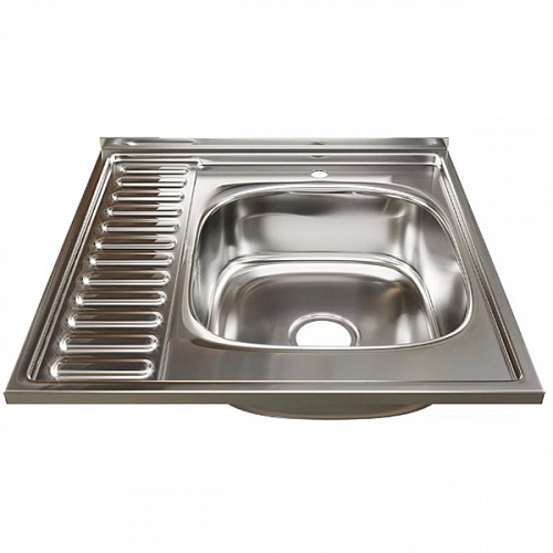 Мойка накладная 600х600 (толщина 0,6, глубина 160)