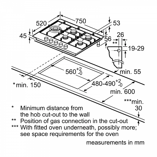 Встраиваемая варочная панель BOSCH PCS7A5I90