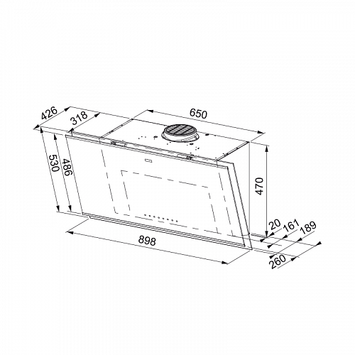 Вытяжка Franke FMY PRO 907 FM BK/BK MATT 330.0682.353