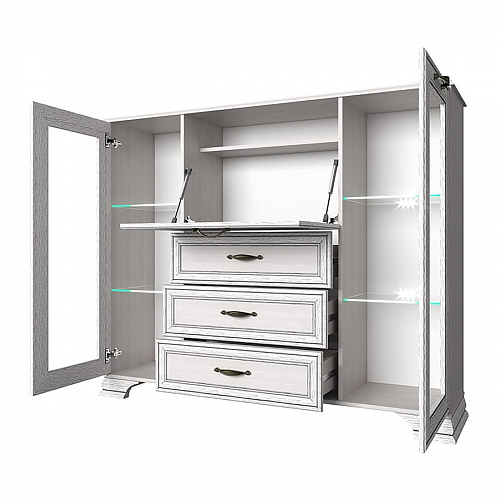 Тумба 2V1D3S TIFFANY Вудлайн кремовый