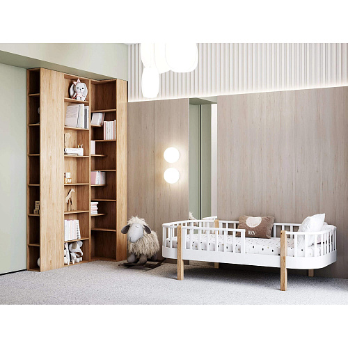 Кровать детская Лия Белый/прозрачная