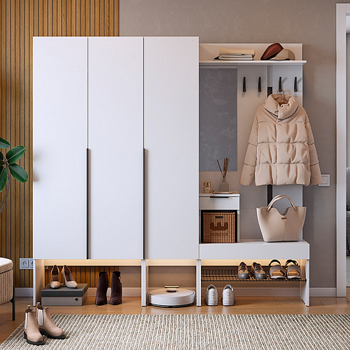 Прихожая Баско К11 белое дерево