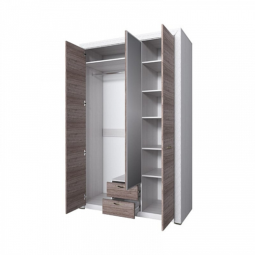 Шкаф 3D2S Z OLIVIA Вудлайн крем/дуб анкона