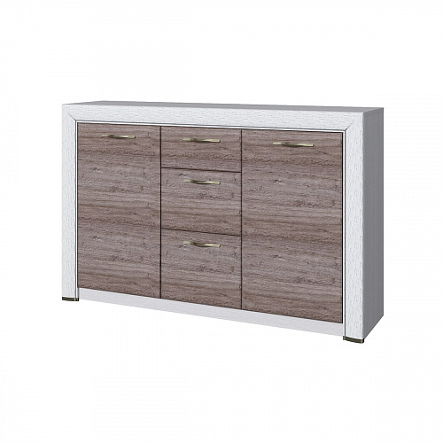 Спальный гарнитур OLIVIA Вудлайн крем/дуб анкона