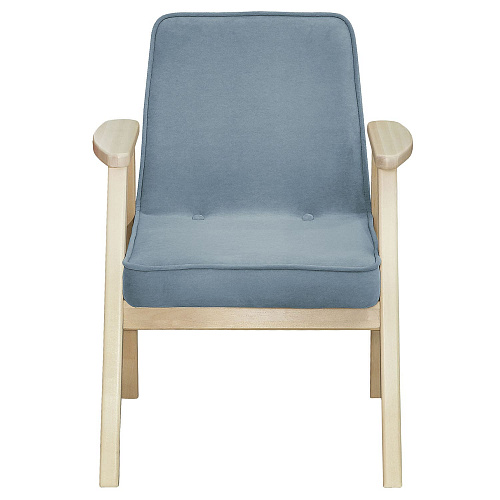 Кресло отдыха Ретро CATANIA DUSTY BLUE/Бесцветный