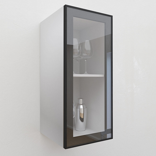 Фасад со стеклом из алюминиевого профиля 300х700