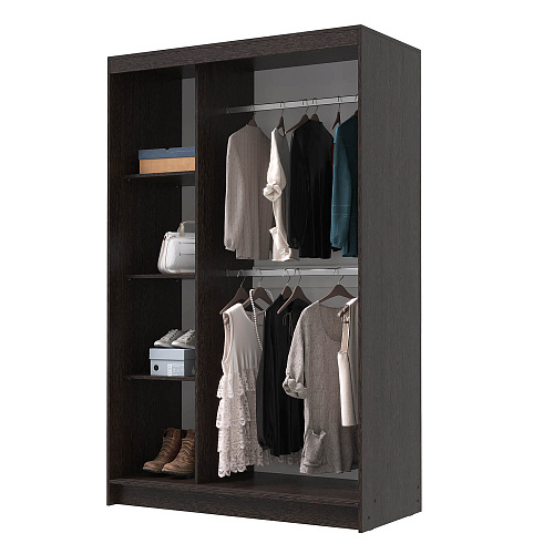 Шкаф-купе БРУНО 4 Венге/Лоредо