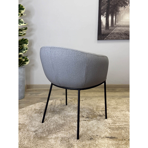 Стул Kenner 313SD черный/серый E86