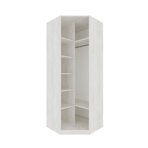 Шкаф угловой Орион ОУ101 Дуб Харбор белый/Шарли бриз