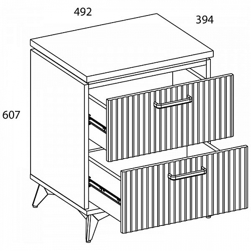 Спальный гарнитур VINATI №2 Персидский жемчуг/Амарок
